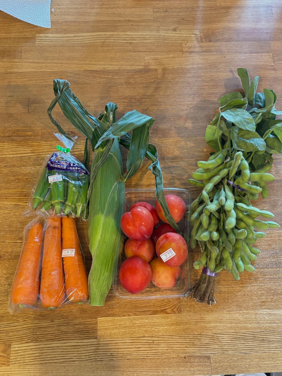 葉山御用邸前 地元の食材